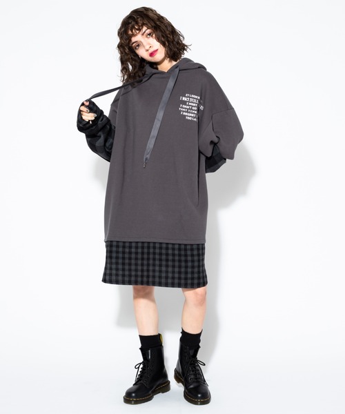 Candy Stripper（キャンディストリッパー）の「LOGO LAYERED HOODIE