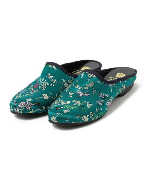 BEAMS BOY（ビームスボーイ）の「CROWN × BEAMS BOY / 別注 チャイナ ミュール（サンダル・レディース・ライトグレー/ロイヤルブルー・6/5/7）」の5枚目の写真