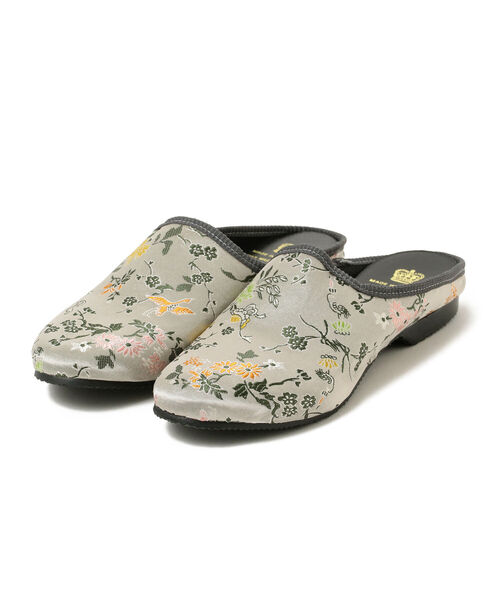 BEAMS BOY（ビームスボーイ）の「CROWN × BEAMS BOY / 別注 チャイナ ミュール（サンダル・レディース・ライトグレー/ロイヤルブルー・6/5/7）」の14枚目の写真