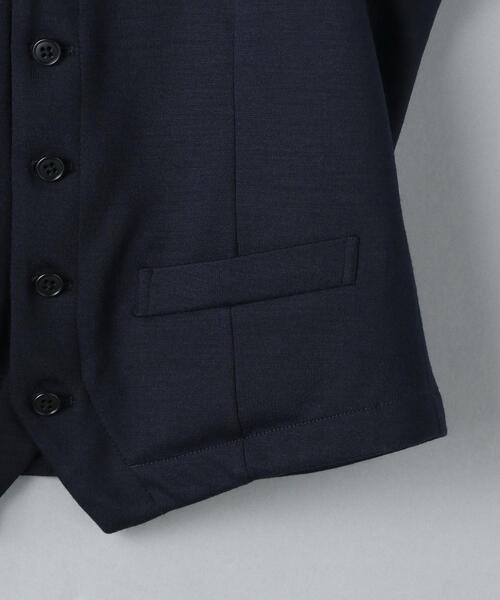WORK TRIP OUTFITS GREEN LABEL RELAXING（ワークトリップアウトフィッツグリーンレーベル リラクシング）の「WTO ジャージ 5B ベスト -ウォッシャブル- ＊＊（スーツベスト・メンズ・ネイビー/グレー・M/46/L/48/XL/50/S/44）」の11枚目の写真