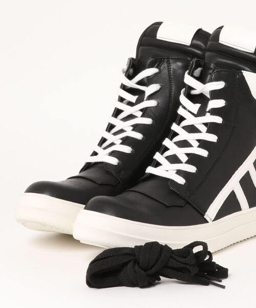 semantic design（セマンティックデザイン）の「ハイカット コンビスニーカー（スニーカー・メンズ・ホワイト/ブラック・MEDIUM/LARGE）」の4枚目の写真