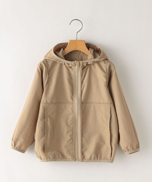 THE PARK SHOP（ザパークショップ）の「【SHIPS KIDS別注】THE PARK SHOP:PACKABLE JAKET(105～145cm)（ナイロンジャケット・キッズ・ベージュ・105/115/125/135/S/145）」の2枚目の写真