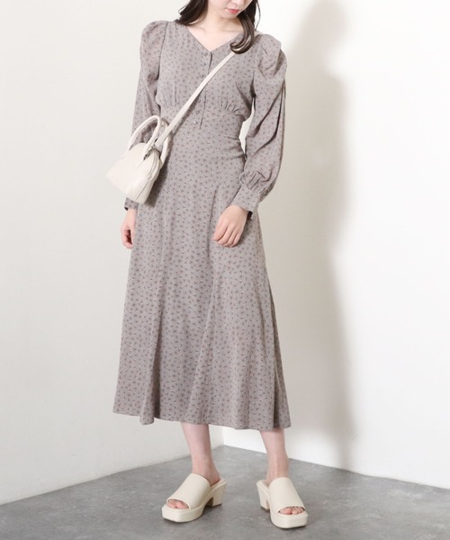 ワンピース花柄バックレースアップワンピース ワンピース Archives アルシーヴ のファッション