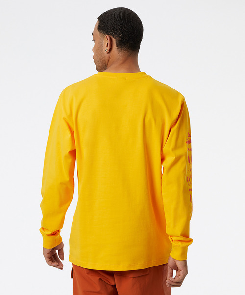 NEW BALANCE（ニューバランス）の「NB AT ロングスリーブTシャツ（Tシャツ/カットソー・メンズ・イエロー/ブラック・X-LARGE/XX-LARGE/MEDIUM/SMALL/LARGE）」の6枚目の写真