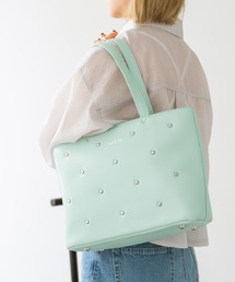 PAUL & JOE ACCESSOIRES（ポールアンドジョーアクセソワ）の「PAUL & JOE ACCESSOIRES (ポール＆ジョーアクセソワ) トートバッグ キャットスタッズ PJA-B588 レディース バッグ　かばん ブランド（トートバッグ・レディース）」