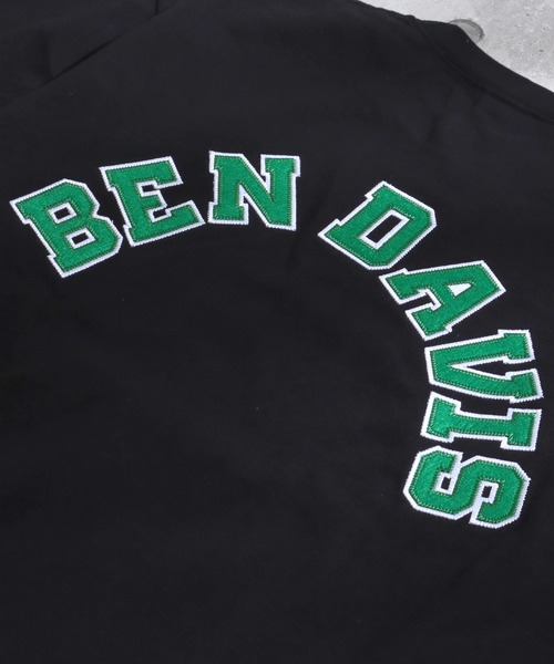 BEN DAVIS（ベンデイビス）の「【BEN DAVIS(ベンデイビス)】≪NAVAL別注≫ COLLEGE LOGO WAPPEN BIG S/S TEE / カレッジロゴ バックロゴ ワッペン ウルトラヘビー ビッグT（Tシャツ/カットソー・メンズ・ホワイト/ダークグリーン/ネイビー/グレー/ブラック/ブルー・MEDIUM/LARGE/X-LARGE）」の15枚目の写真