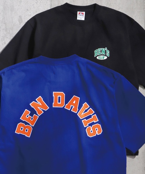 BEN DAVIS（ベンデイビス）の「【BEN DAVIS(ベンデイビス)】≪NAVAL別注≫ COLLEGE LOGO WAPPEN BIG S/S TEE / カレッジロゴ バックロゴ ワッペン ウルトラヘビー ビッグT（Tシャツ/カットソー・メンズ・ホワイト/ダークグリーン/ネイビー/グレー/ブラック/ブルー・MEDIUM/LARGE/X-LARGE）」の8枚目の写真