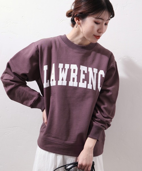 JOURNAL STANDARD（ジャーナルスタンダード）の「ロゴプリントスウェットプルオーバー◆（スウェット・レディース・ブラック/グレー系その他/パープル系その他・FREE）」の3枚目の写真