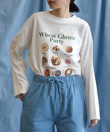 Alley by w closet | 【Alley】bakeryプリントオーバーTee(Tシャツ/カットソー)