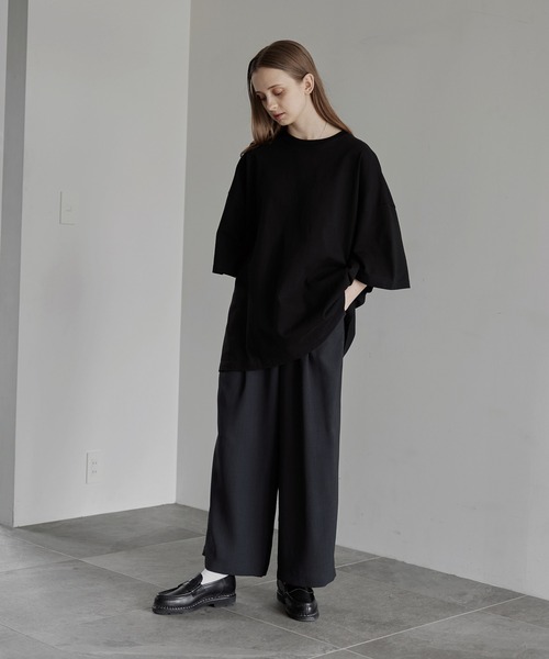 remer（リメール）の「loose Box pleats basic wide PT 《Summer