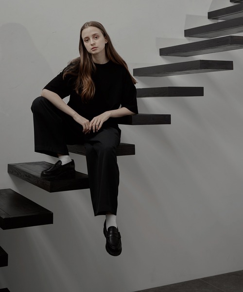 remer（リメール）の「loose Box pleats basic wide PT 《Summer》/ ルーズボックスプリーツワイドパンツ（その他パンツ・メンズ・グレイッシュベージュ/チャコールグレー・MEDIUM/LARGE/SMALL）」の20枚目の写真