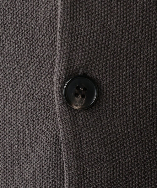 BATONER(バトナー)の「BATONER × BEAMS PLUS / 別注 3BUTTON KNIT JACKET COTTON LINEN(テーラードジャケット・メンズ・ネイビー/グレー・2/1/3/4)」の14枚目の写真