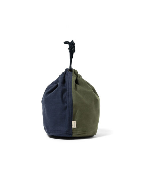 SETTO（セット）の「SETTO × fennica / 別注 2トーンカラー 巾着バッグ S（トートバッグ・レディース・その他/その他1・ONE SIZE）」の5枚目の写真