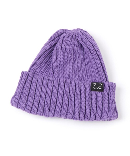 ALAND(エーランド)の「【UNISEX】3.3Field Trip/RIBBED BEANIE 2271088(ニットキャップ/ビーニー・レディース・ブラック/ベージュ/パープル/グリーン・FREE)」の4枚目の写真