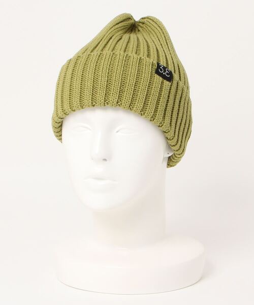 ALAND(エーランド)の「【UNISEX】3.3Field Trip/RIBBED BEANIE 2271088(ニットキャップ/ビーニー・レディース・ブラック/ベージュ/パープル/グリーン・FREE)」の7枚目の写真