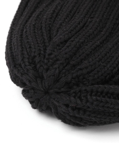 ALAND(エーランド)の「【UNISEX】3.3Field Trip/RIBBED BEANIE 2271088(ニットキャップ/ビーニー・レディース・ブラック/ベージュ/パープル/グリーン・FREE)」の11枚目の写真
