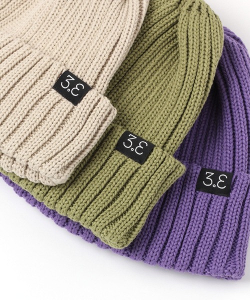 ALAND(エーランド)の「【UNISEX】3.3Field Trip/RIBBED BEANIE 2271088(ニットキャップ/ビーニー・レディース・ブラック/ベージュ/パープル/グリーン・FREE)」の14枚目の写真