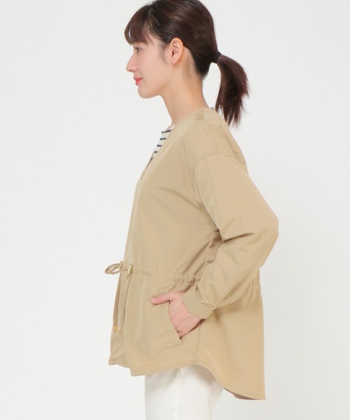 ikka(イッカ)の「【Sサイズ WEB限定】Vネックライトブルゾン(ブルゾン・レディース・ベージュ/オリーブ・M/L/S)」の14枚目の写真