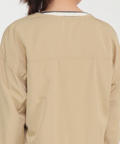 ikka(イッカ)の「【Sサイズ WEB限定】Vネックライトブルゾン(ブルゾン・レディース・ベージュ/オリーブ・M/L/S)」の9枚目の写真