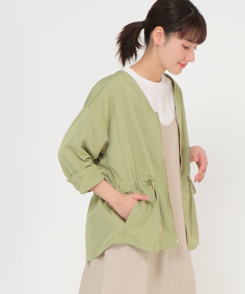 ikka(イッカ)の「【Sサイズ WEB限定】Vネックライトブルゾン(ブルゾン・レディース・ベージュ/オリーブ・M/L/S)」の20枚目の写真