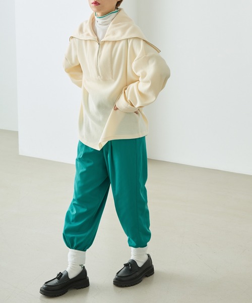 forksy.（フォルクシー）の「【forksy.】タック入りカラージョガーパンツ/シャカパン（その他パンツ・レディース・ブラック/オフホワイト/ピンク/グリーン・FREE）」の17枚目の写真