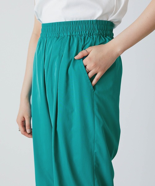 forksy.（フォルクシー）の「【forksy.】タック入りカラージョガーパンツ/シャカパン（その他パンツ・レディース・ブラック/オフホワイト/ピンク/グリーン・FREE）」の6枚目の写真