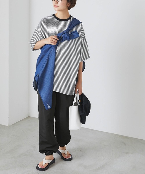 出品② yama ボタニカル＆メタリックワイドパンツ - Ample - Vin｜YAMADAYA STORE