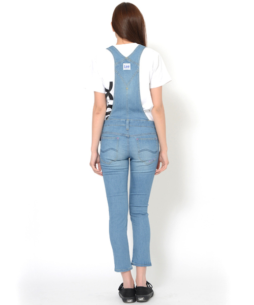 Lee(リー)の「【Zipper夏号掲載】X-girl × LEE CLAIRE JEAN OVERALLS(つなぎ/オールインワン・レディース・インディゴブルー/ライトインディゴブルー・25inch/26inch/27inch)」の16枚目の写真