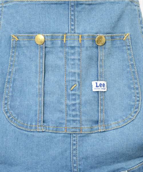 Lee(リー)の「【Zipper夏号掲載】X-girl × LEE CLAIRE JEAN OVERALLS(つなぎ/オールインワン・レディース・インディゴブルー/ライトインディゴブルー・25inch/26inch/27inch)」の18枚目の写真
