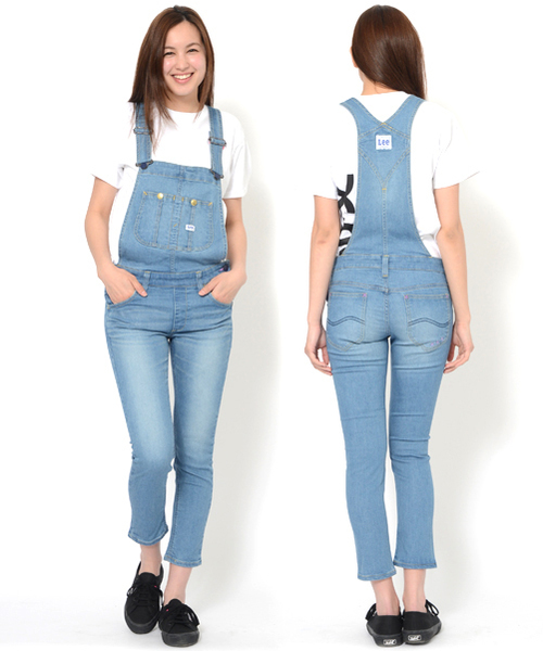 Lee(リー)の「【Zipper夏号掲載】X-girl × LEE CLAIRE JEAN OVERALLS(つなぎ/オールインワン・レディース・インディゴブルー/ライトインディゴブルー・25inch/26inch/27inch)」の21枚目の写真