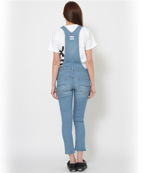Lee(リー)の「【Zipper夏号掲載】X-girl × LEE CLAIRE JEAN OVERALLS(つなぎ/オールインワン・レディース・インディゴブルー/ライトインディゴブルー・25inch/26inch/27inch)」の9枚目の写真