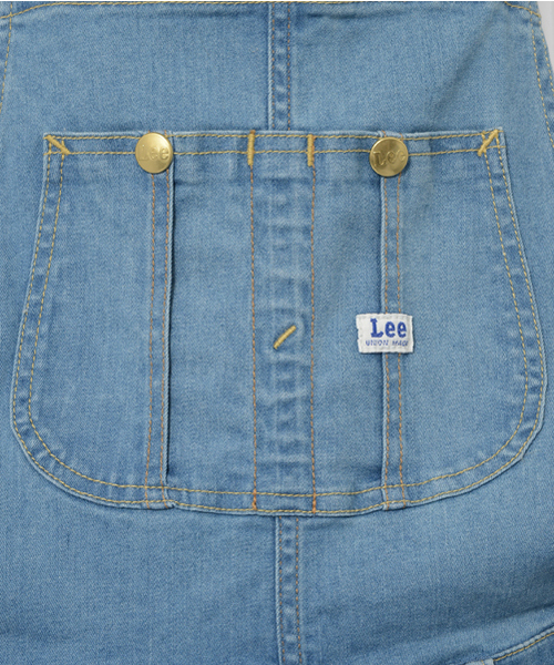 Lee(リー)の「【Zipper夏号掲載】X-girl × LEE CLAIRE JEAN OVERALLS(つなぎ/オールインワン・レディース・インディゴブルー/ライトインディゴブルー・25inch/26inch/27inch)」の10枚目の写真