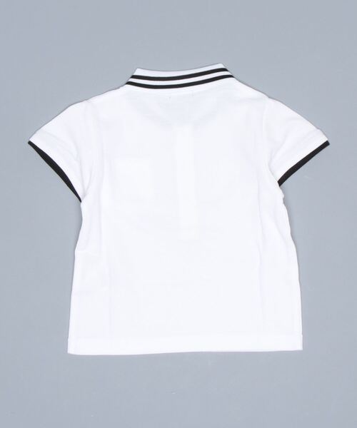 BeBe（ベベ）の「BeBe/クール＋ライン襟カノコポロシャツ(80~140cm)（ポロシャツ・キッズ・ホワイト/ブラック・90/100/110/120/80/130/140）」の15枚目の写真