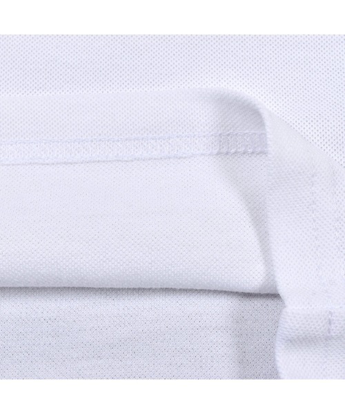 BeBe（ベベ）の「BeBe/クール＋ライン襟カノコポロシャツ(80~140cm)（ポロシャツ・キッズ・ホワイト/ブラック・90/100/110/120/80/130/140）」の7枚目の写真