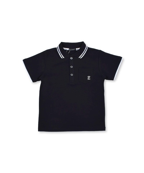 BeBe（ベベ）の「BeBe/クール＋ライン襟カノコポロシャツ(80~140cm)（ポロシャツ・キッズ・ホワイト/ブラック・90/100/110/120/80/130/140）」の16枚目の写真