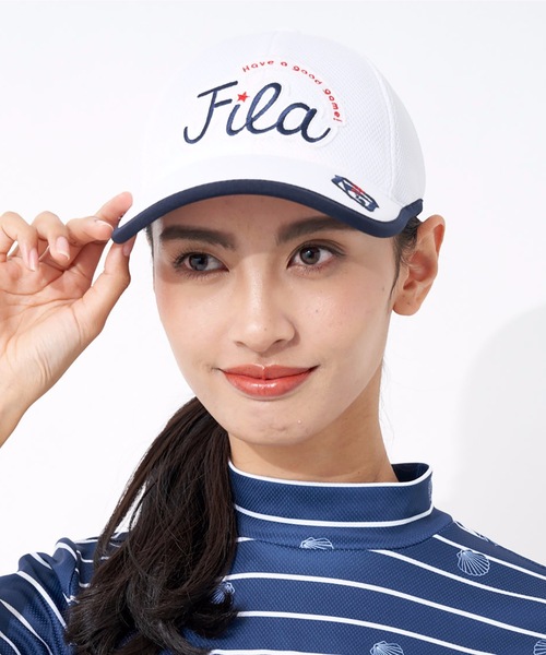 Fila Golf フィラゴルフ レディース ロゴキャップ キャップ Fila Golf フィラゴルフ のファッション通販 Zozotown