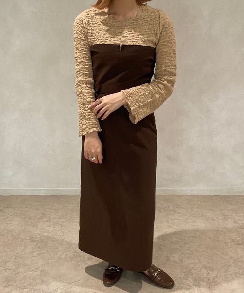 apres jour clair(アプレジュールクレア)の「【apres jour clair】ポコポコフレアスリーブT【ZOZOTOWN限定アイテム】(Tシャツ/カットソー・レディース・アイボリー/ベージュ・X-LARGE/フリー)」の15枚目の写真