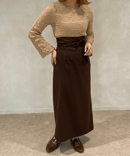 apres jour clair(アプレジュールクレア)の「【apres jour clair】ポコポコフレアスリーブT【ZOZOTOWN限定アイテム】(Tシャツ/カットソー・レディース・アイボリー/ベージュ・X-LARGE/フリー)」の17枚目の写真