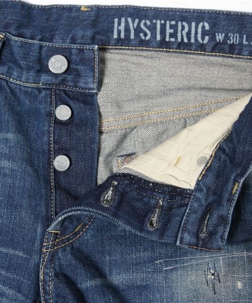 HYSTERIC GLAMOUR（ヒステリックグラマー）の「LUR加工デニム スリムストレートPT（デニムパンツ・メンズ・インディゴブルー・28inch/30inch/31inch/32inch/34inch/29inch）」の9枚目の写真