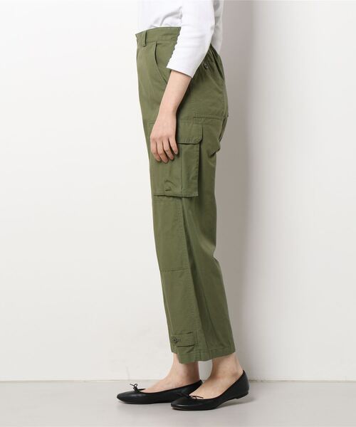 美品　エリオポール　ミリタリーパンツ　カーキ BIO WASH MILITARY PANTs｜HELIOPOLE｜HÉLIOPÔLE（エリオポール