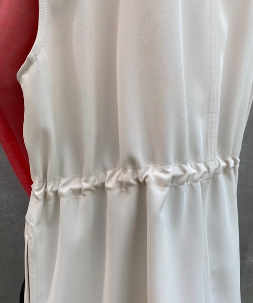 CIAOPANIC（チャオパニック）の「パンツとセットアップ可、ミリタリーベスト（ベスト・レディース・グリーン/アイボリー・FREE）」の15枚目の写真