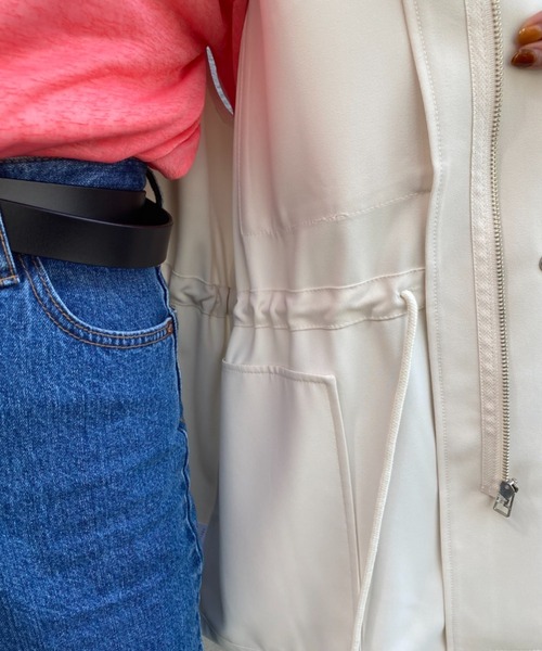 CIAOPANIC（チャオパニック）の「パンツとセットアップ可、ミリタリーベスト（ベスト・レディース・グリーン/アイボリー・FREE）」の12枚目の写真