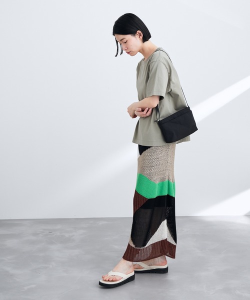 ADAM ET ROPE'（アダムエロペ）の「【A4対応・SETアイテム】コットン×ナイロンリュック (リュック+ショルダーバッグ)（バックパック/リュック・レディース・ブラック/グレー・FREE）」の9枚目の写真