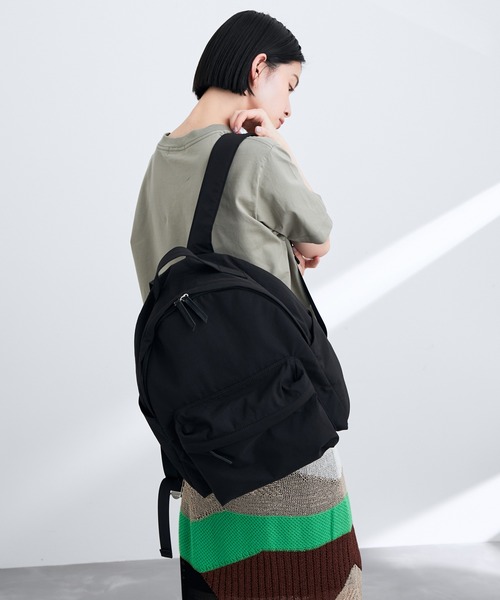 ADAM ET ROPE'（アダムエロペ）の「【A4対応・SETアイテム】コットン×ナイロンリュック (リュック+ショルダーバッグ)（バックパック/リュック・レディース・ブラック/グレー・FREE）」の15枚目の写真