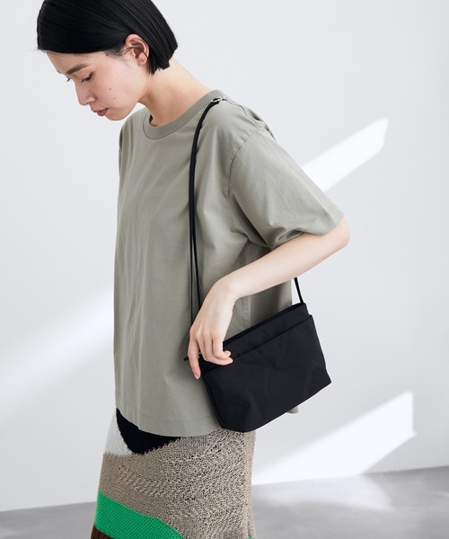 ADAM ET ROPE'（アダムエロペ）の「【A4対応・SETアイテム】コットン×ナイロンリュック (リュック+ショルダーバッグ)（バックパック/リュック・レディース・ブラック/グレー・FREE）」の3枚目の写真