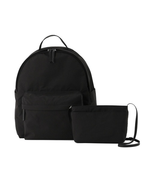 ADAM ET ROPE'（アダムエロペ）の「【A4対応・SETアイテム】コットン×ナイロンリュック (リュック+ショルダーバッグ)（バックパック/リュック・レディース・ブラック/グレー・FREE）」の21枚目の写真