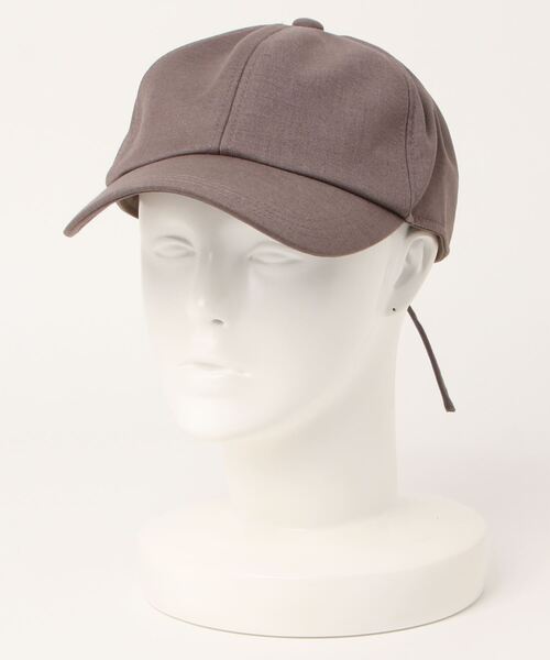 Casselini(キャセリーニ)の「リボンキャップ(キャップ・レディース・チャコールグレー/ブラック・ONE SIZE)」の5枚目の写真