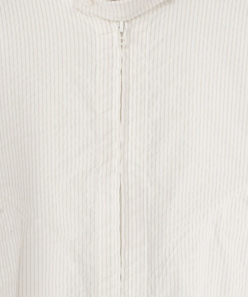 niko and...（ニコアンド）の「[MODE NORM CORE]コードレーンジップブルゾン（ブルゾン・レディース・ライトブルー/ネイビー/オフホワイト・MEDIUM/LARGE）」の11枚目の写真