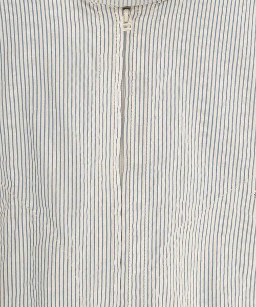 niko and...（ニコアンド）の「[MODE NORM CORE]コードレーンジップブルゾン（ブルゾン・レディース・ライトブルー/ネイビー/オフホワイト・MEDIUM/LARGE）」の12枚目の写真