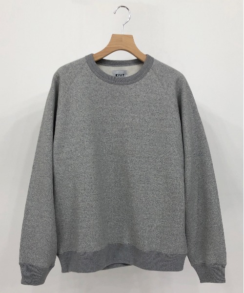 KIIT(キート)の「KIIT キート / RAGLAN SLEEVE SWEAT SHIRT ラグランスリーブ スウェット トレーナー(セットアップ) / KIN-T97-004(スウェット・メンズ・ブラック/ワイン/杢グレー・3/2/1)」の1枚目の写真